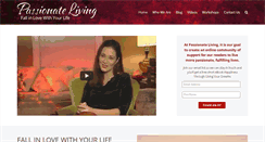 Desktop Screenshot of passionateliving.com